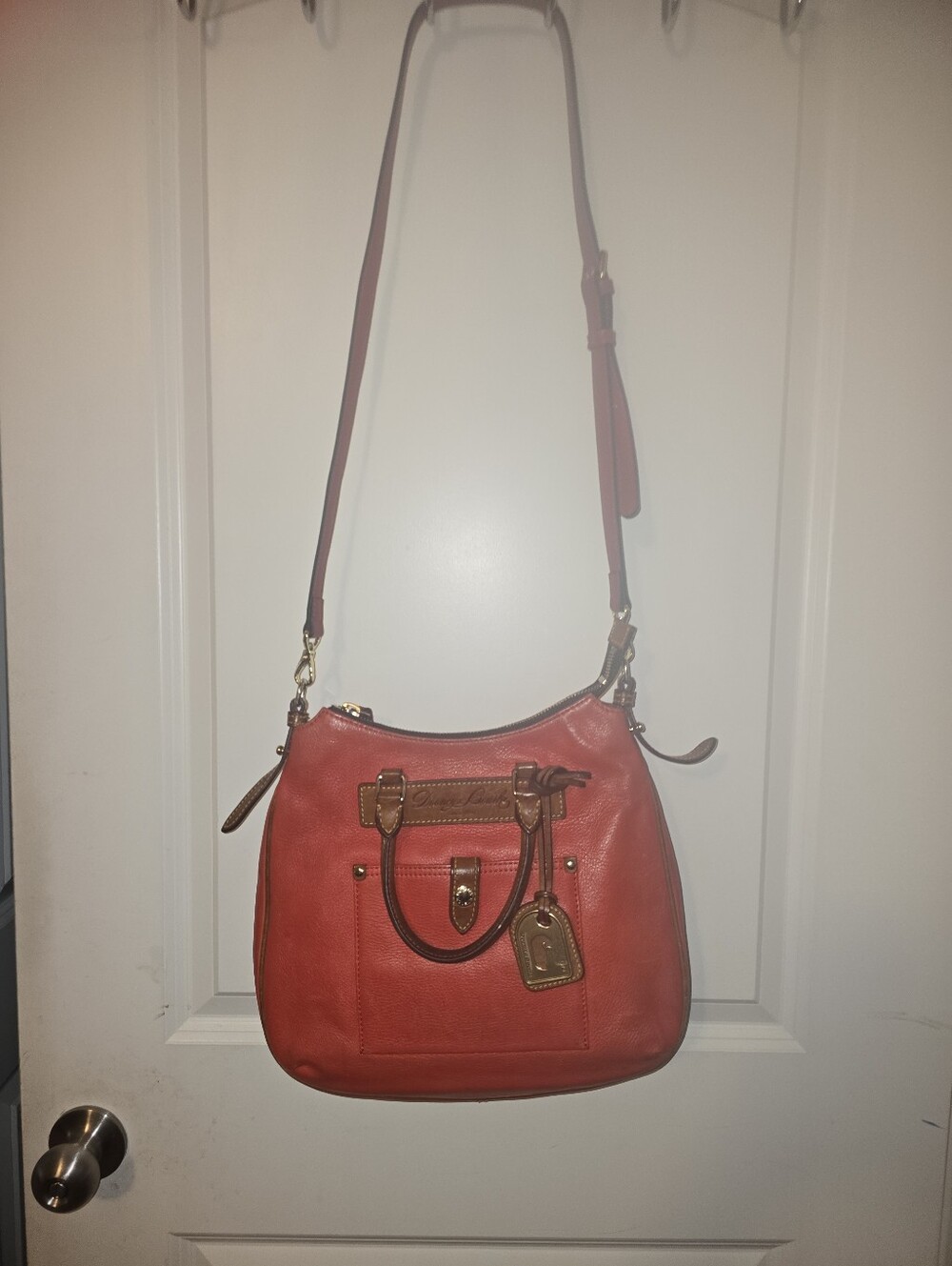 Dooney & Bourke Orange Dillon Shoulder Bag - Picture 7 of 9